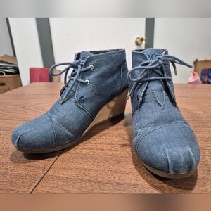 Bobs By Skechers Denim Wedges